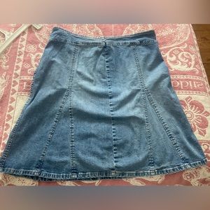 Y2K Midi Denim Skirt